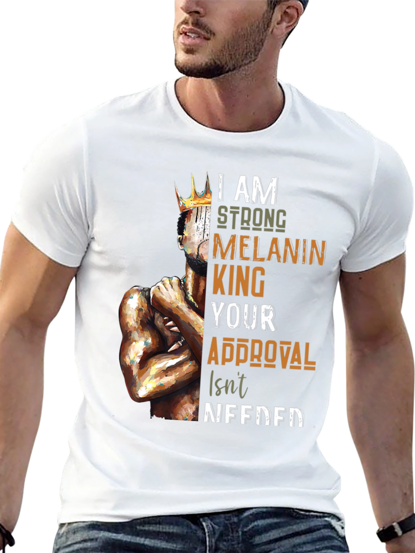Melanin King T-Shirt - Strong and Proud