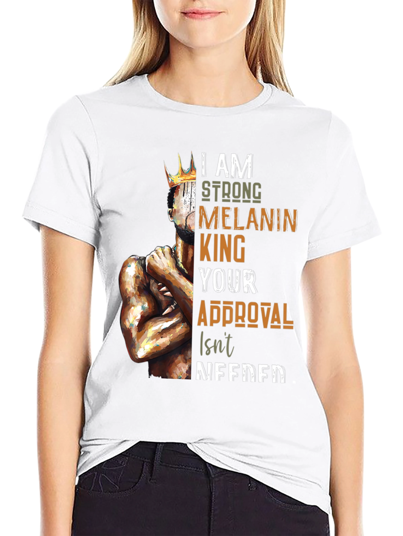Melanin King T-Shirt - Strong and Proud