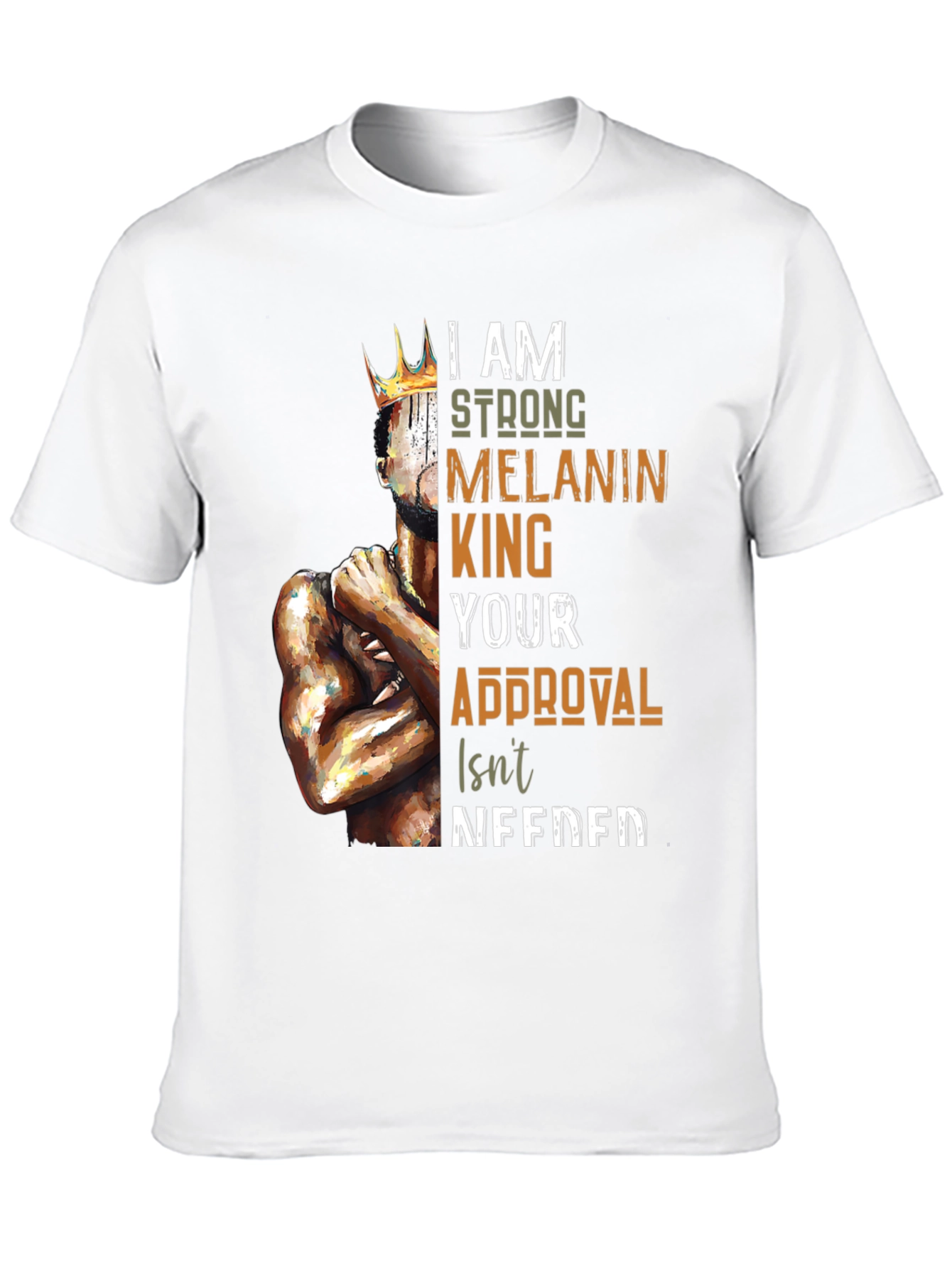 Melanin King T-Shirt - Strong and Proud