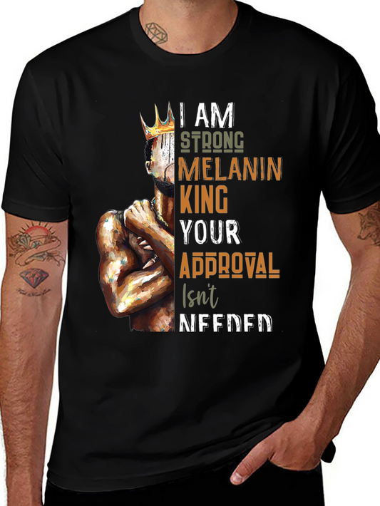 Melanin King T-Shirt - Strong and Proud