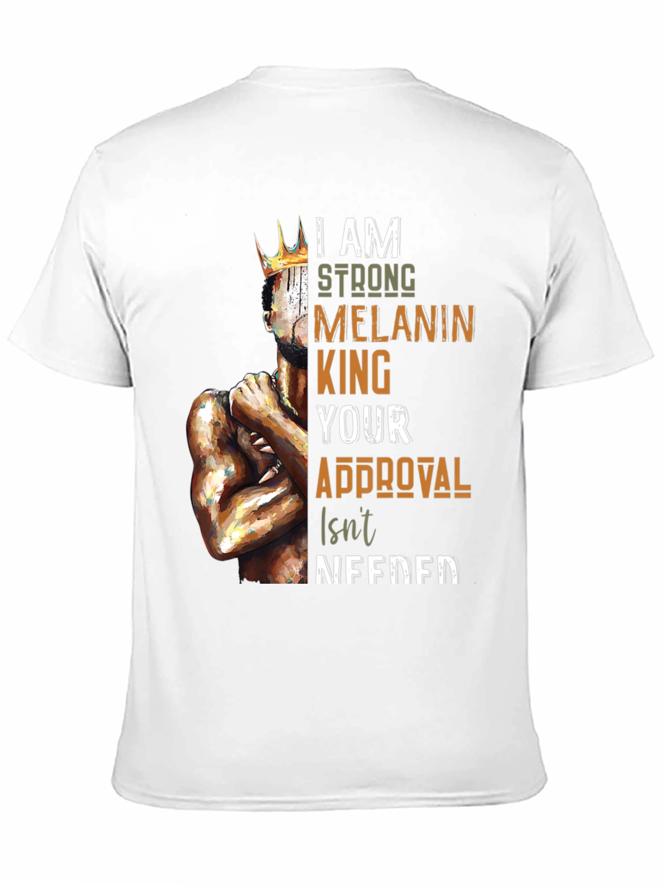 Melanin King T-Shirt - Strong and Proud