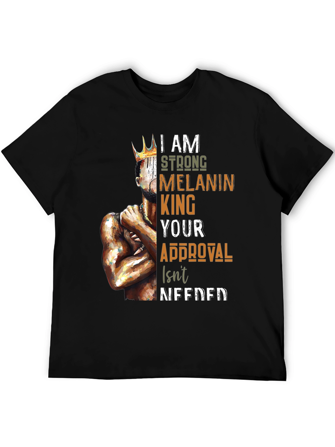 Melanin King T-Shirt - Strong and Proud
