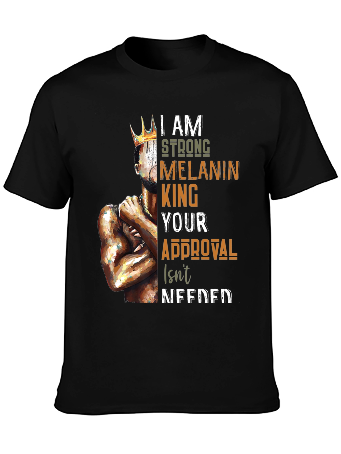 Melanin King T-Shirt - Strong and Proud