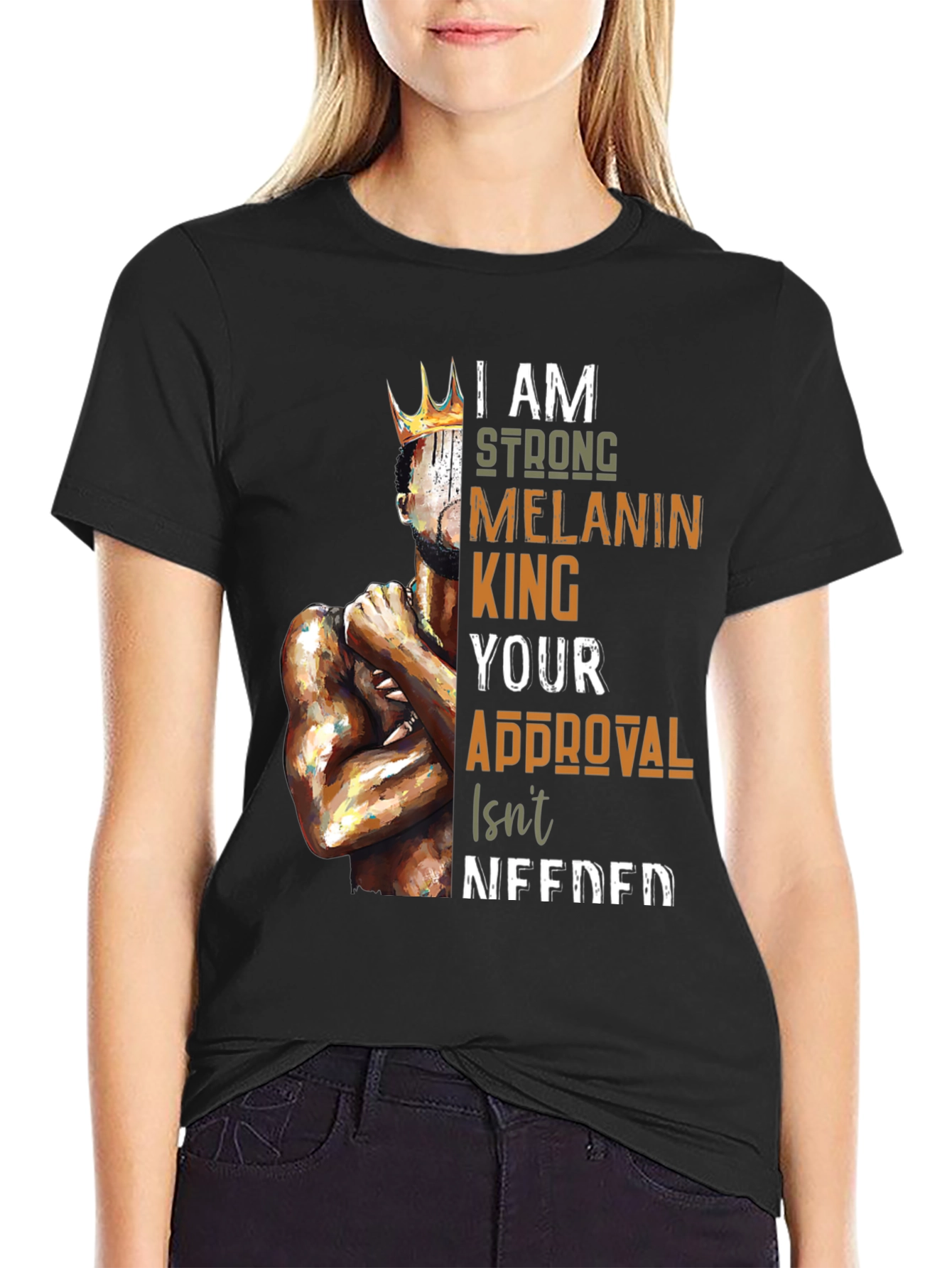Melanin King T-Shirt - Strong and Proud
