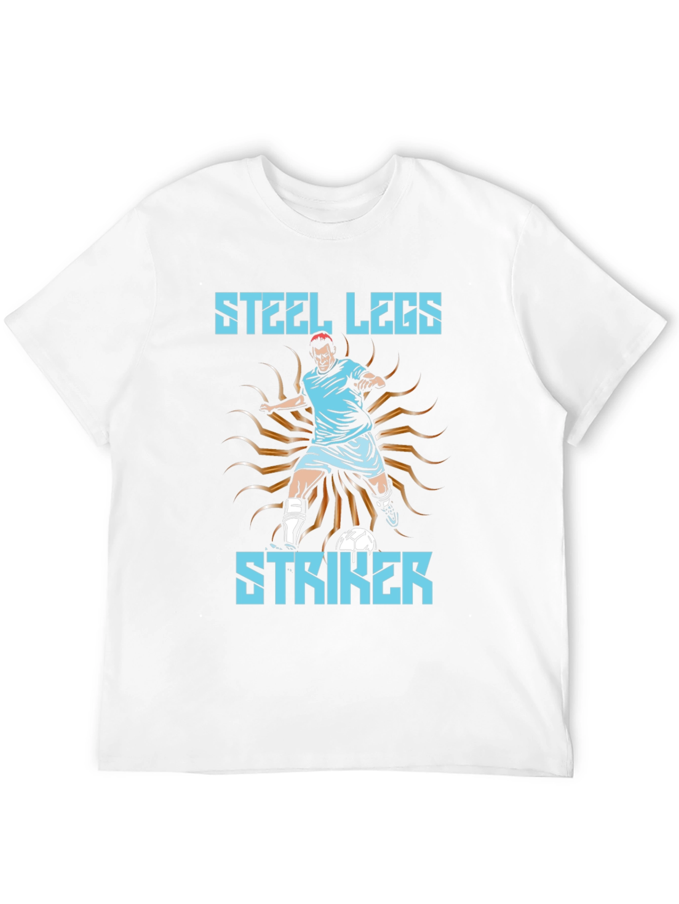 Steel Legs Striker Soccer T-Shirt