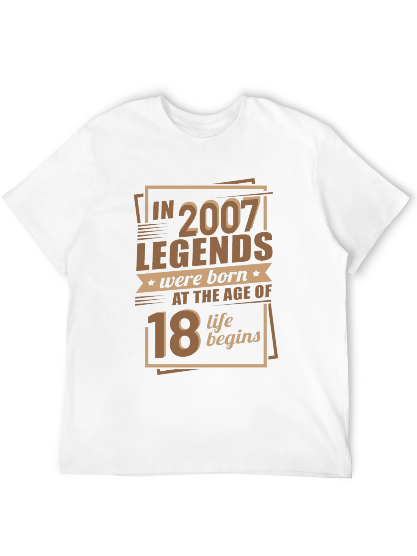 Legends Born 2007 Age 18 T-Shirt