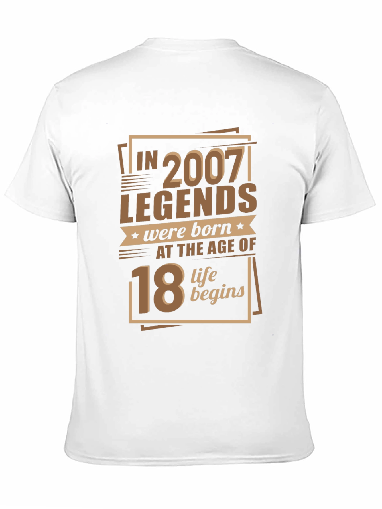 Legends Born 2007 Age 18 T-Shirt