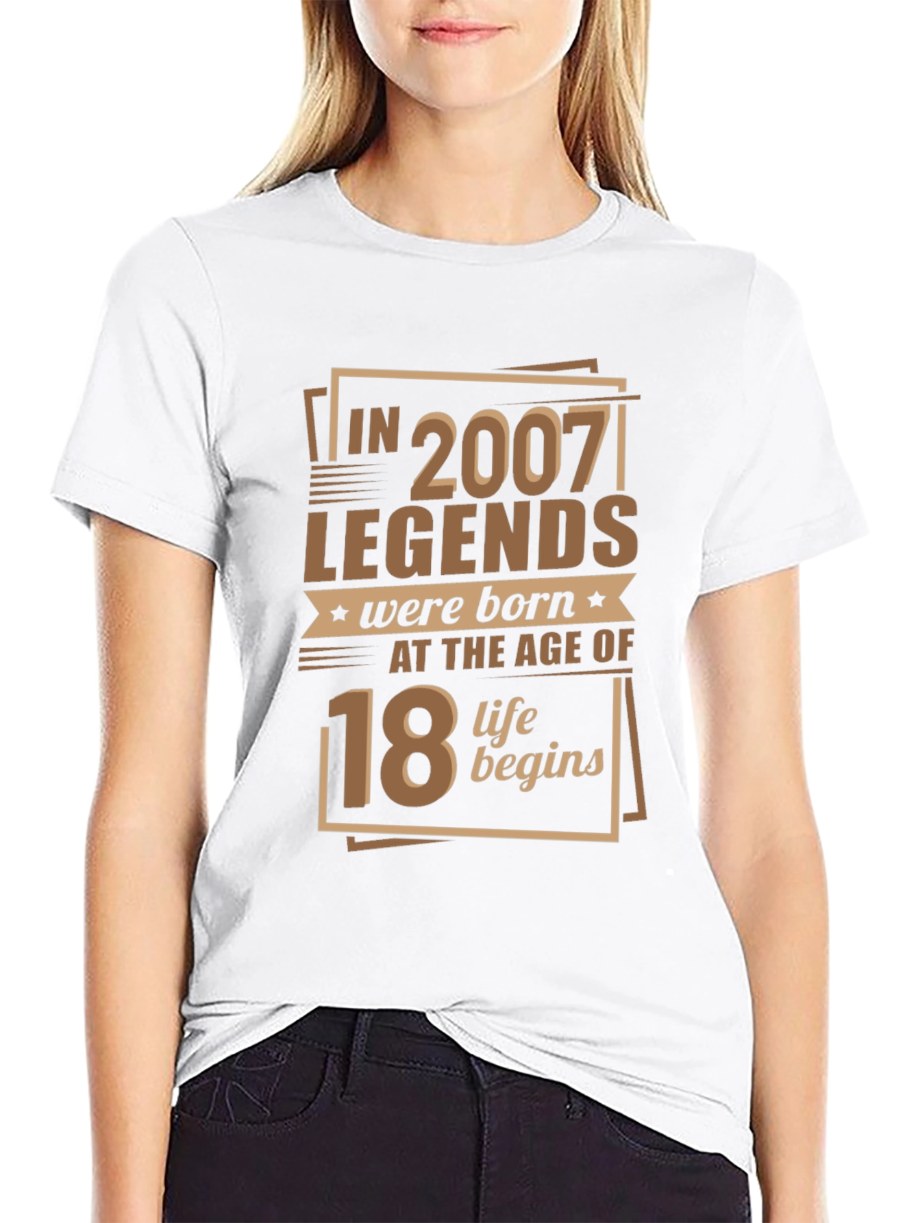Legends Born 2007 Age 18 T-Shirt
