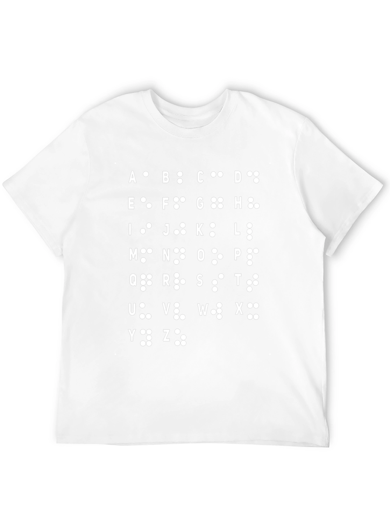 Braille Alphabet T-Shirt | Accessibility Awareness Tee