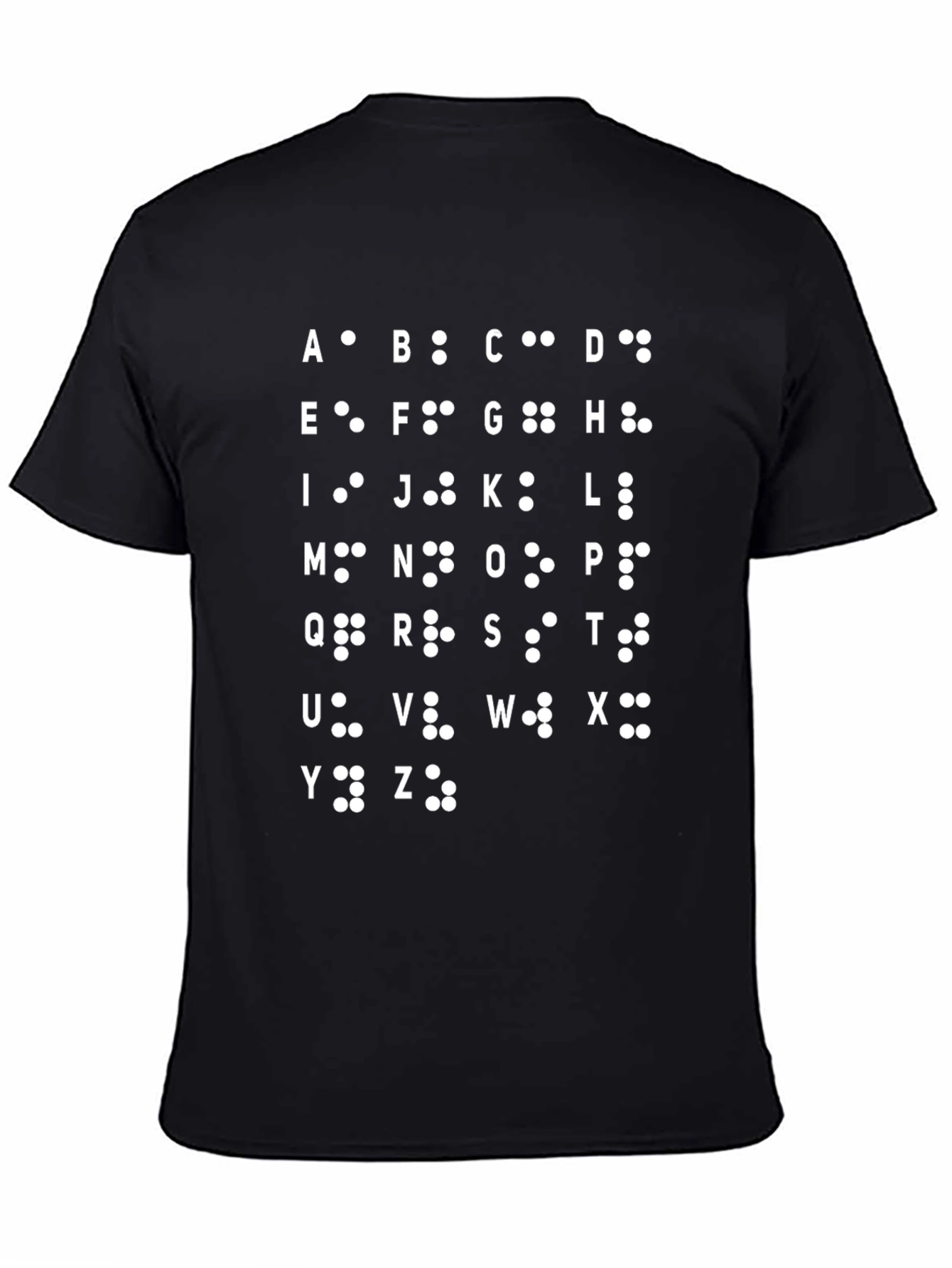Braille Alphabet T-Shirt | Accessibility Awareness Tee