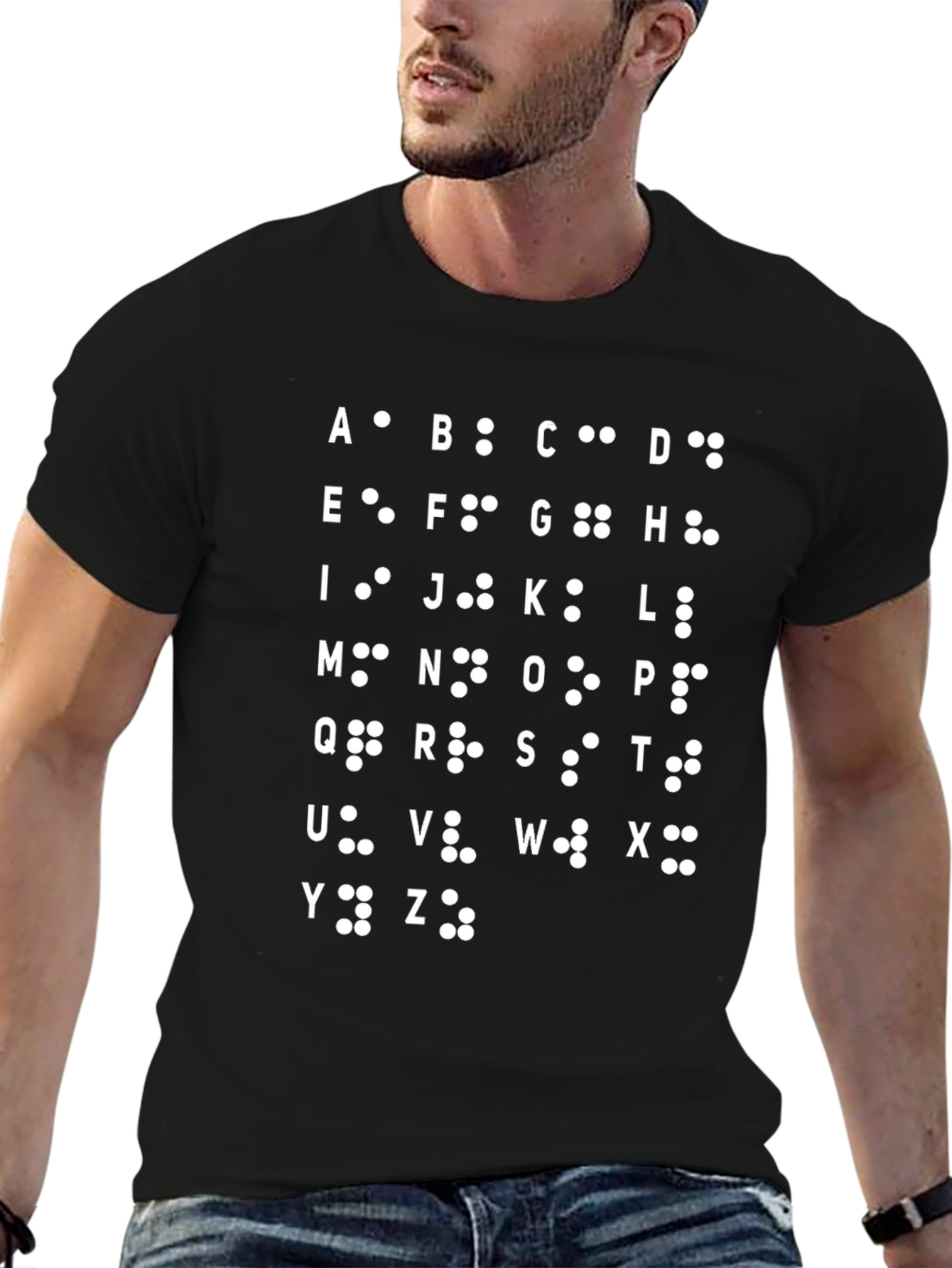 Braille Alphabet T-Shirt | Accessibility Awareness Tee