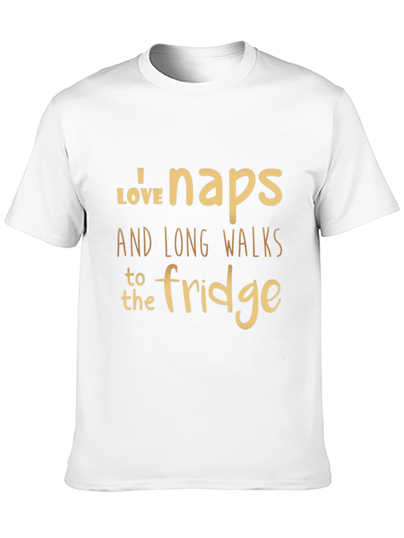 Funny Naps and Fridge Walks Graphic T-Shirt