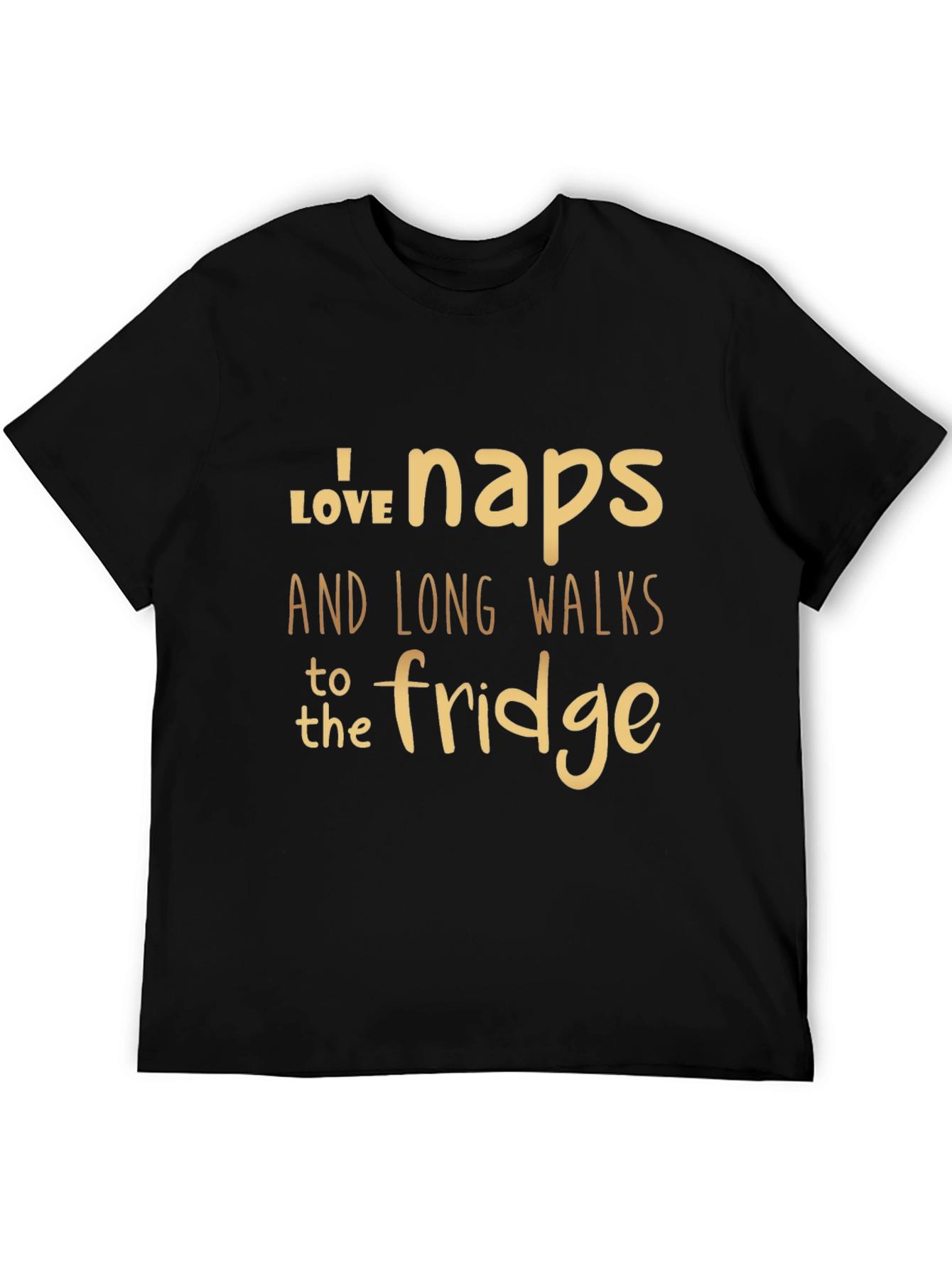 Funny Naps and Fridge Walks Graphic T-Shirt