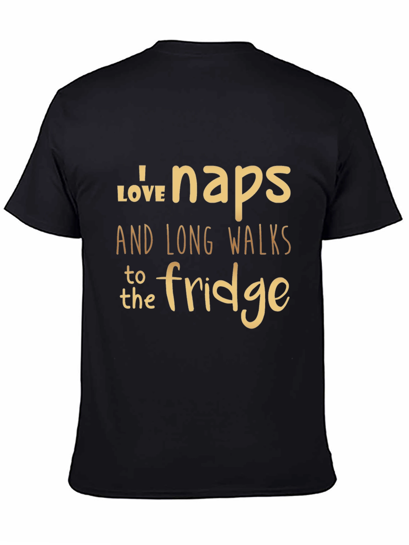 Funny Naps and Fridge Walks Graphic T-Shirt