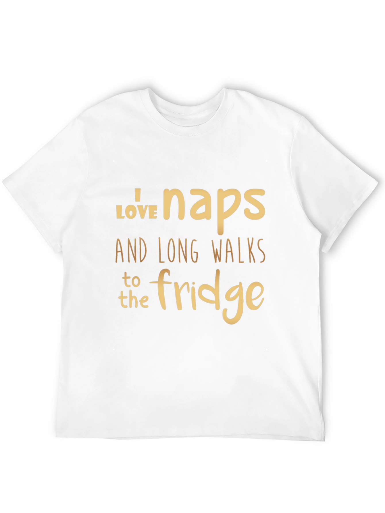 Funny Naps and Fridge Walks Graphic T-Shirt