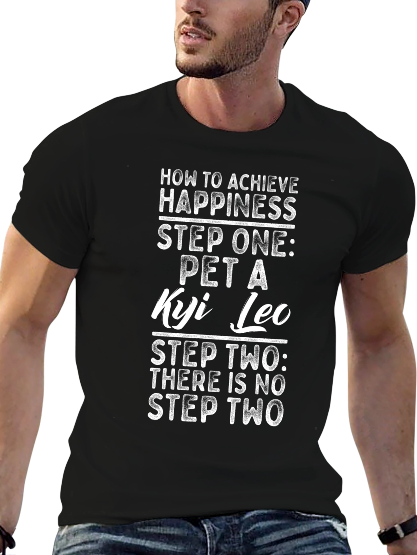 Kyi Leo Pet Lover Graphic T-Shirt