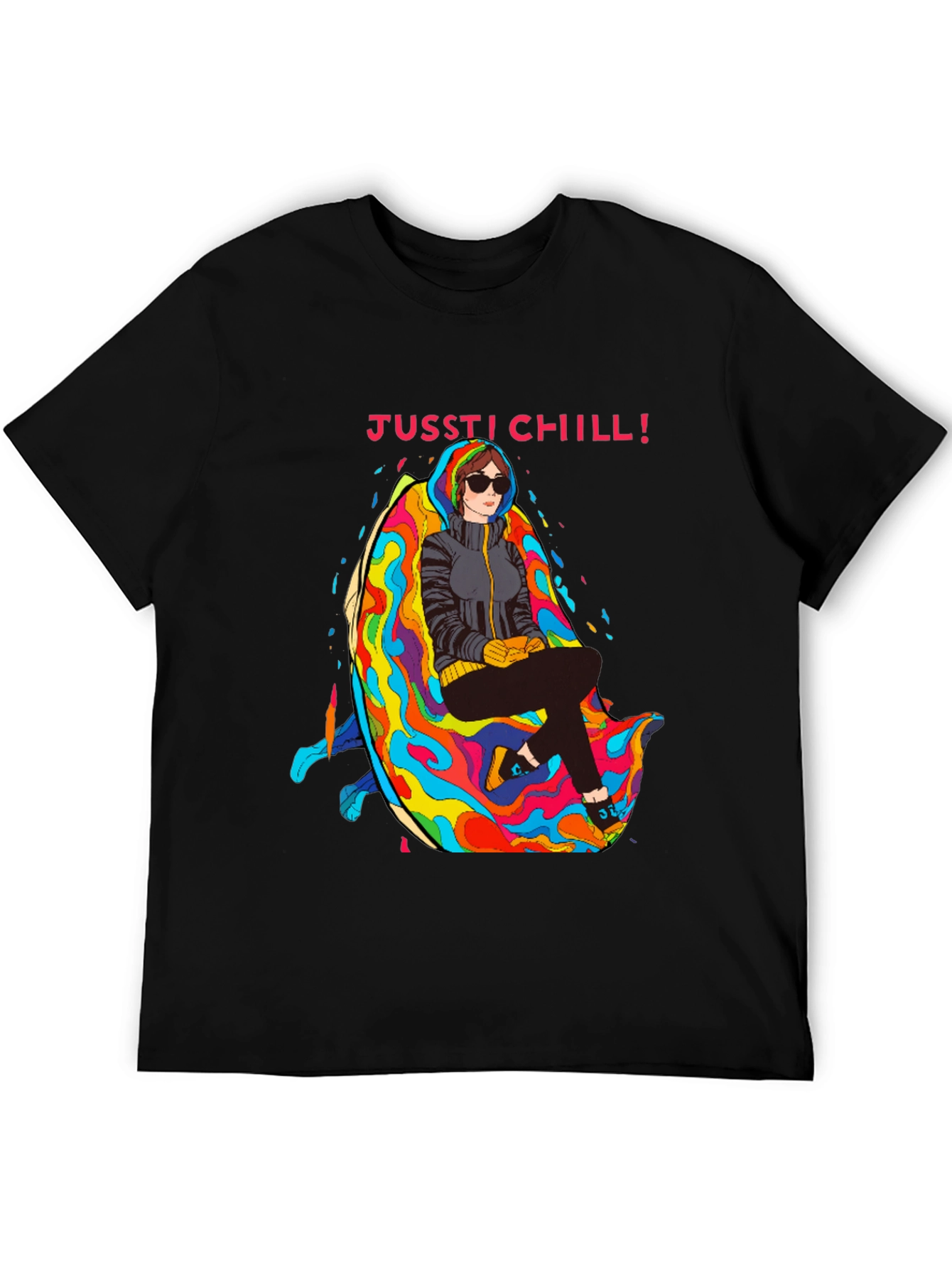 Just Chill T-Shirt - Relaxed Fit Unique Graphic Tee