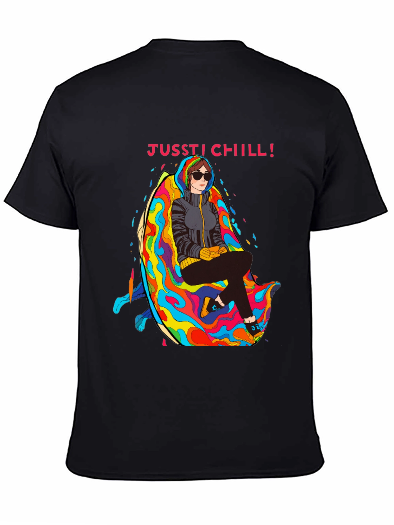 Just Chill T-Shirt - Relaxed Fit Unique Graphic Tee