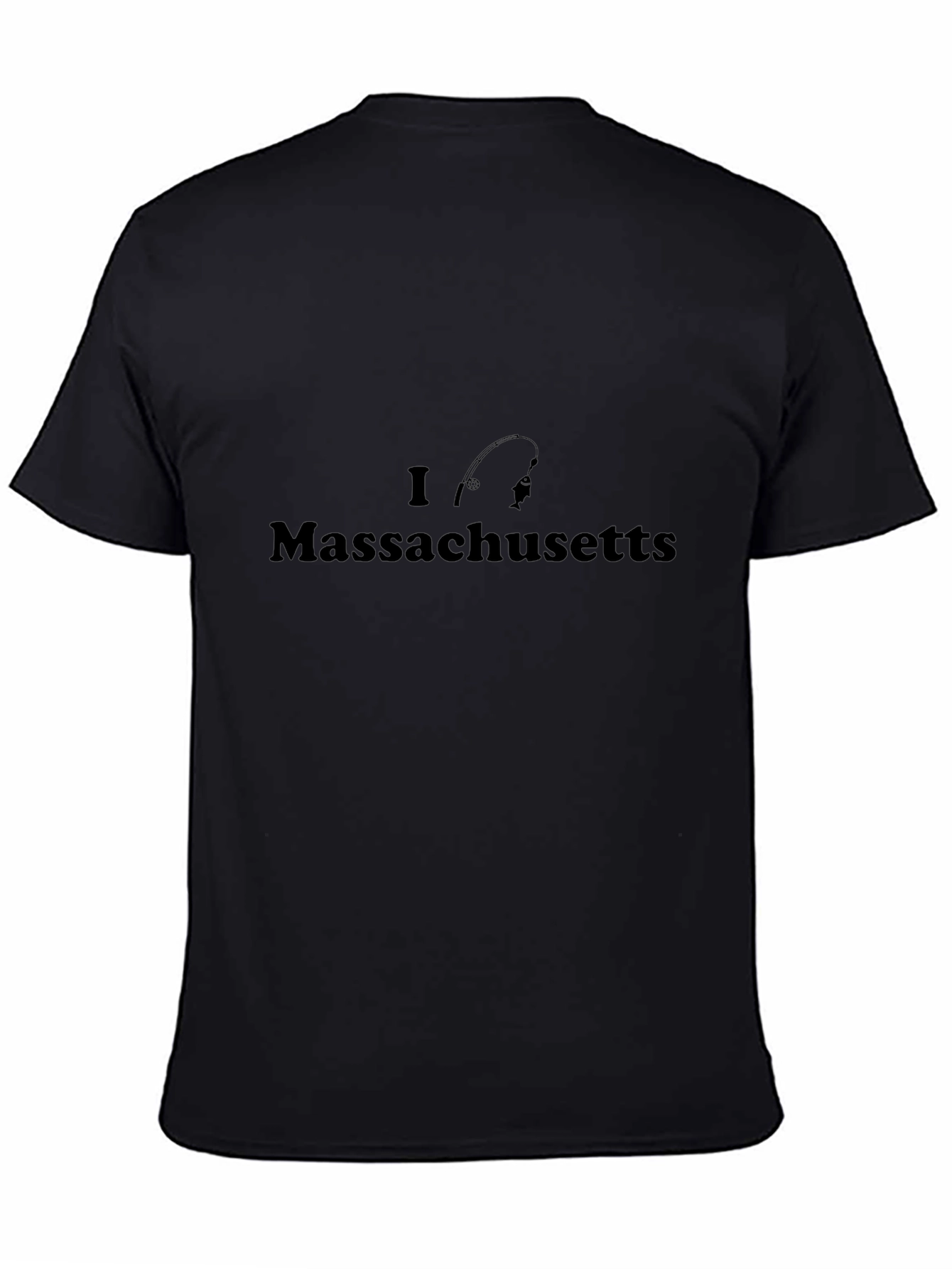 I Love Massachusetts Fishing T-Shirt