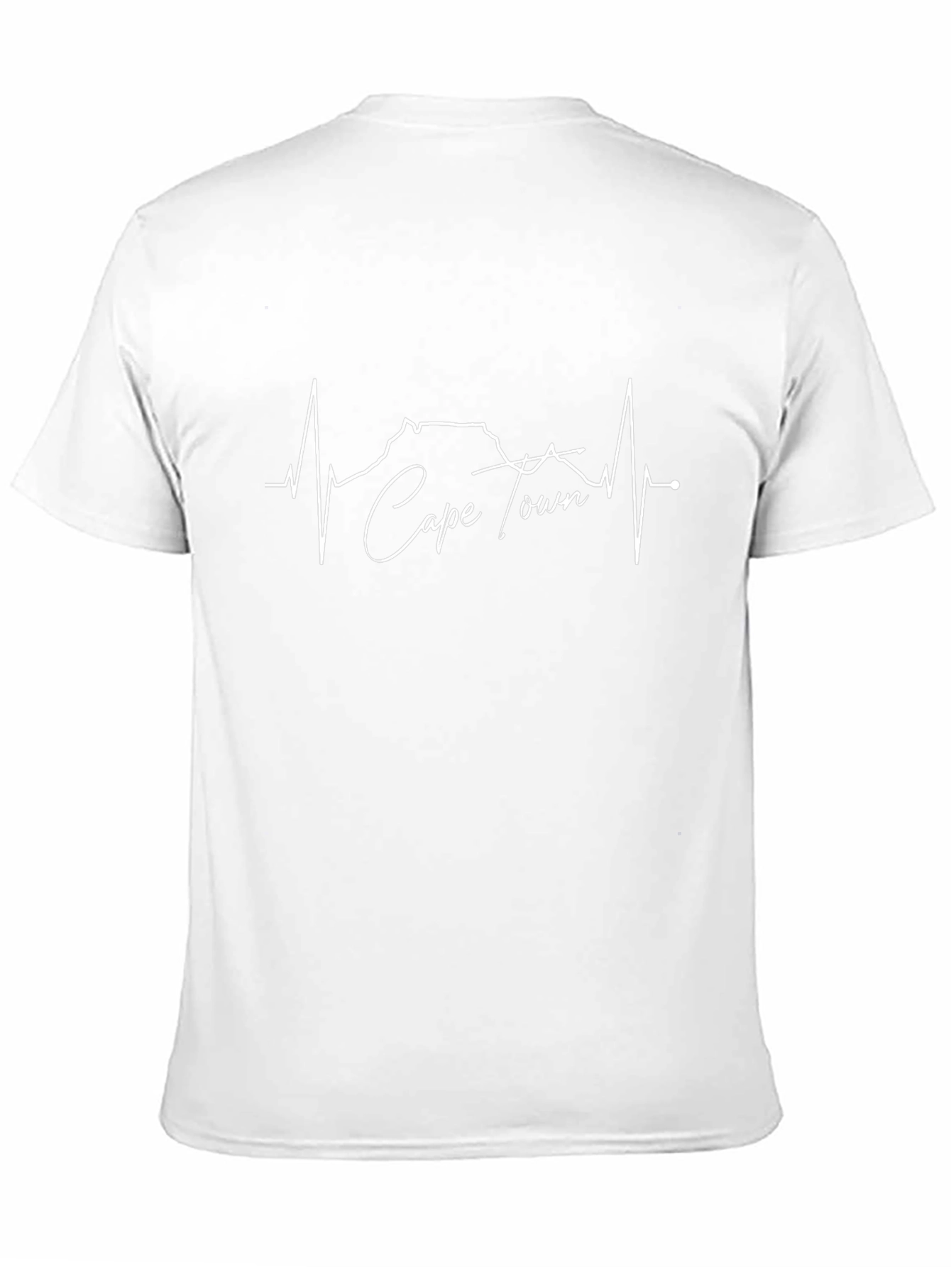 Cape Town Heartbeat T-Shirt - Black