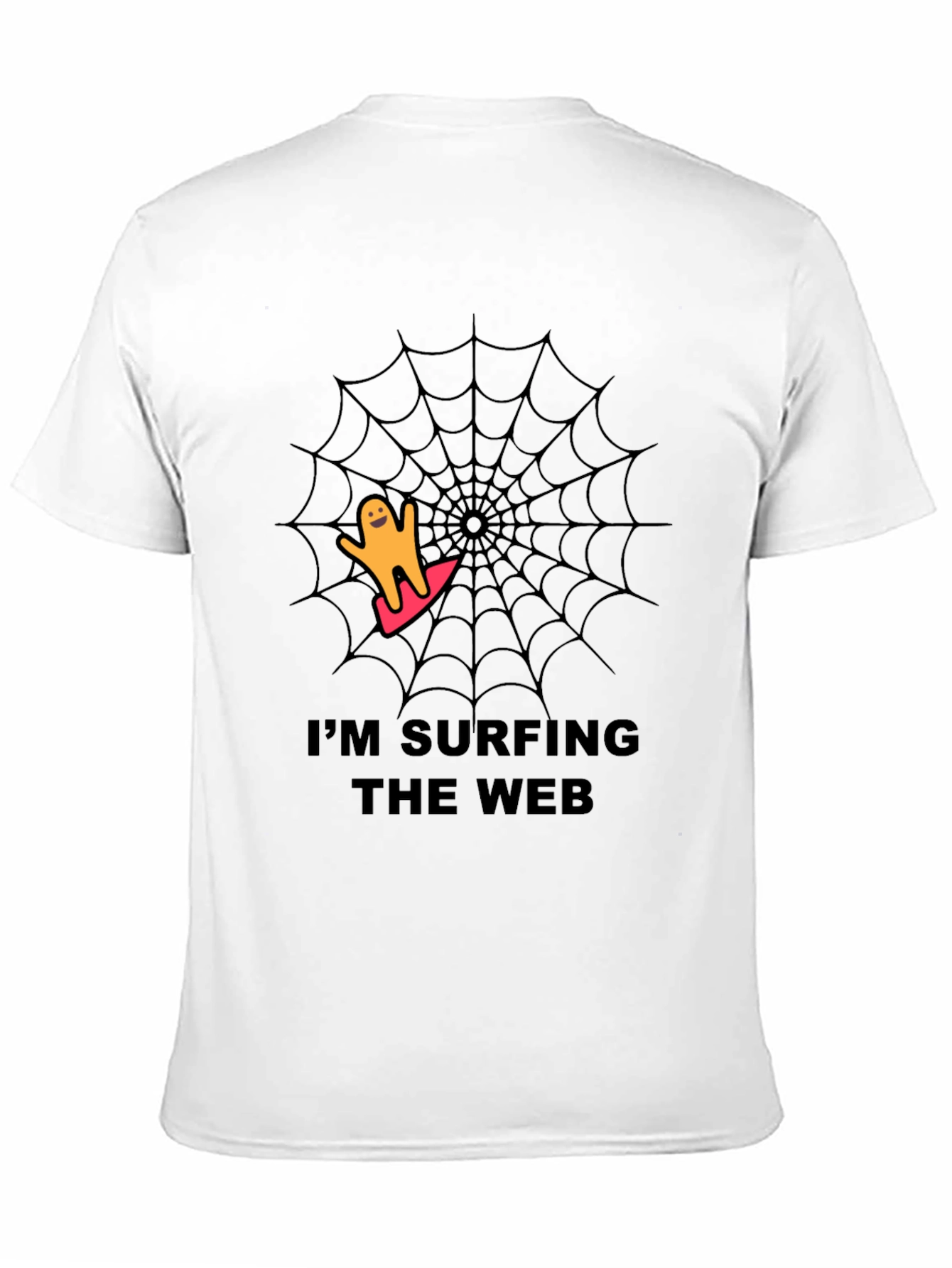 Im Surfing the Web Black T-Shirt