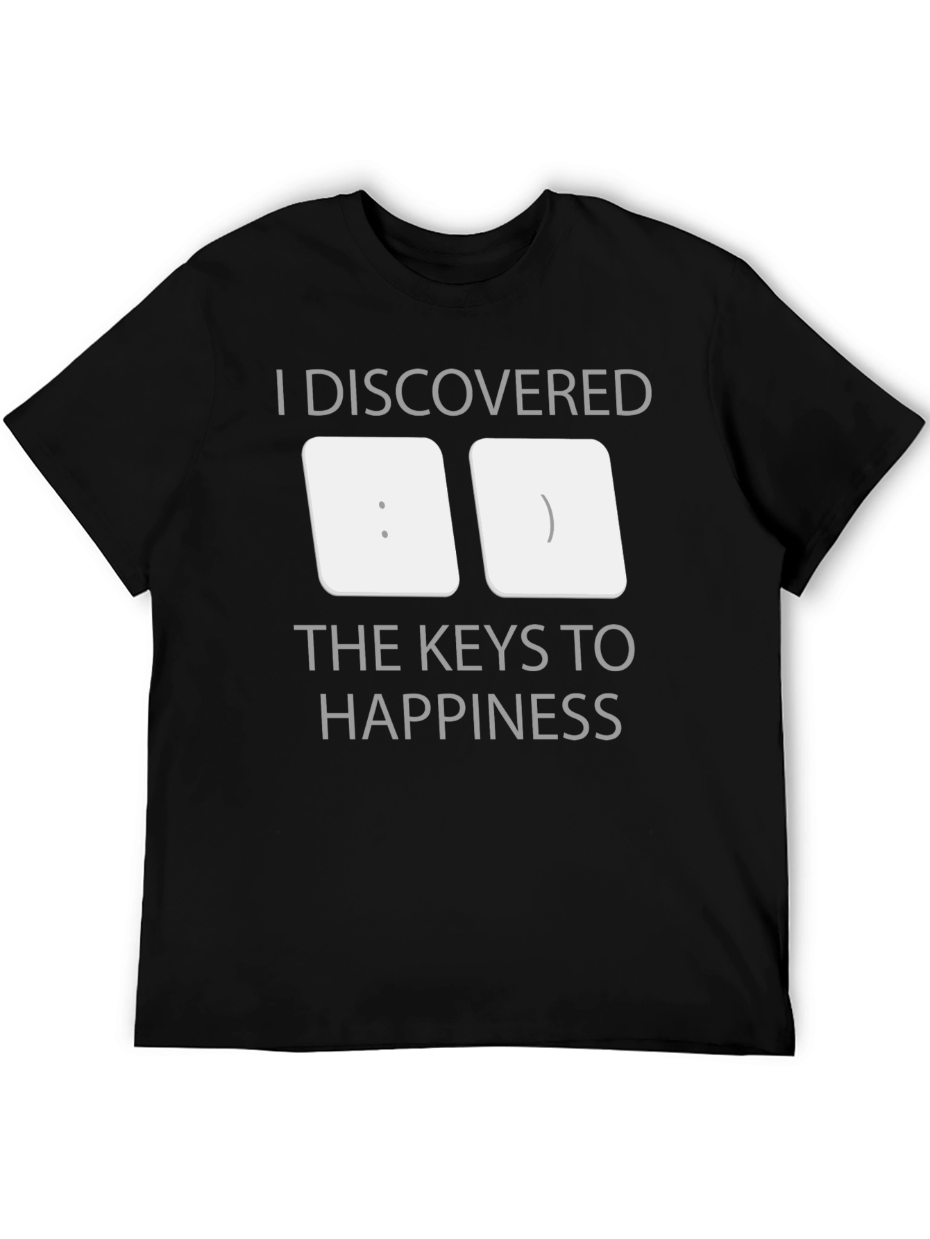 Keys to Happiness T-Shirt - Funny Programmer Tee