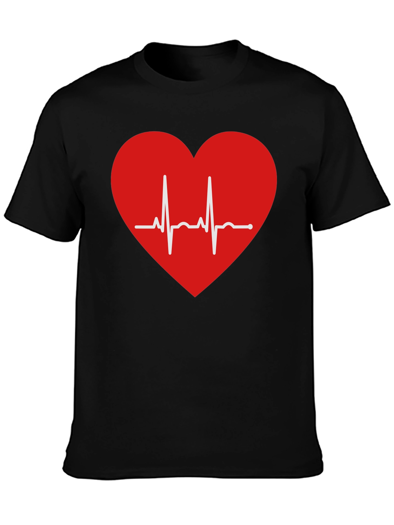 Heartbeat Graphic Tee - Stylish & Comfortable
