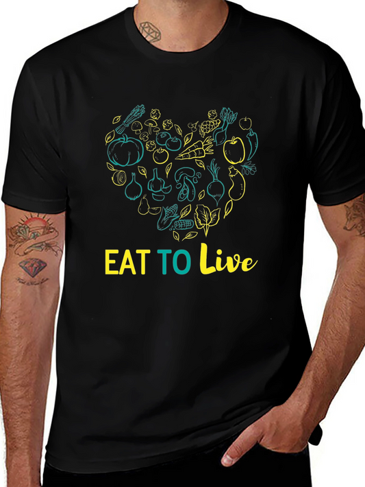 Eat To Live Vegan T-Shirt