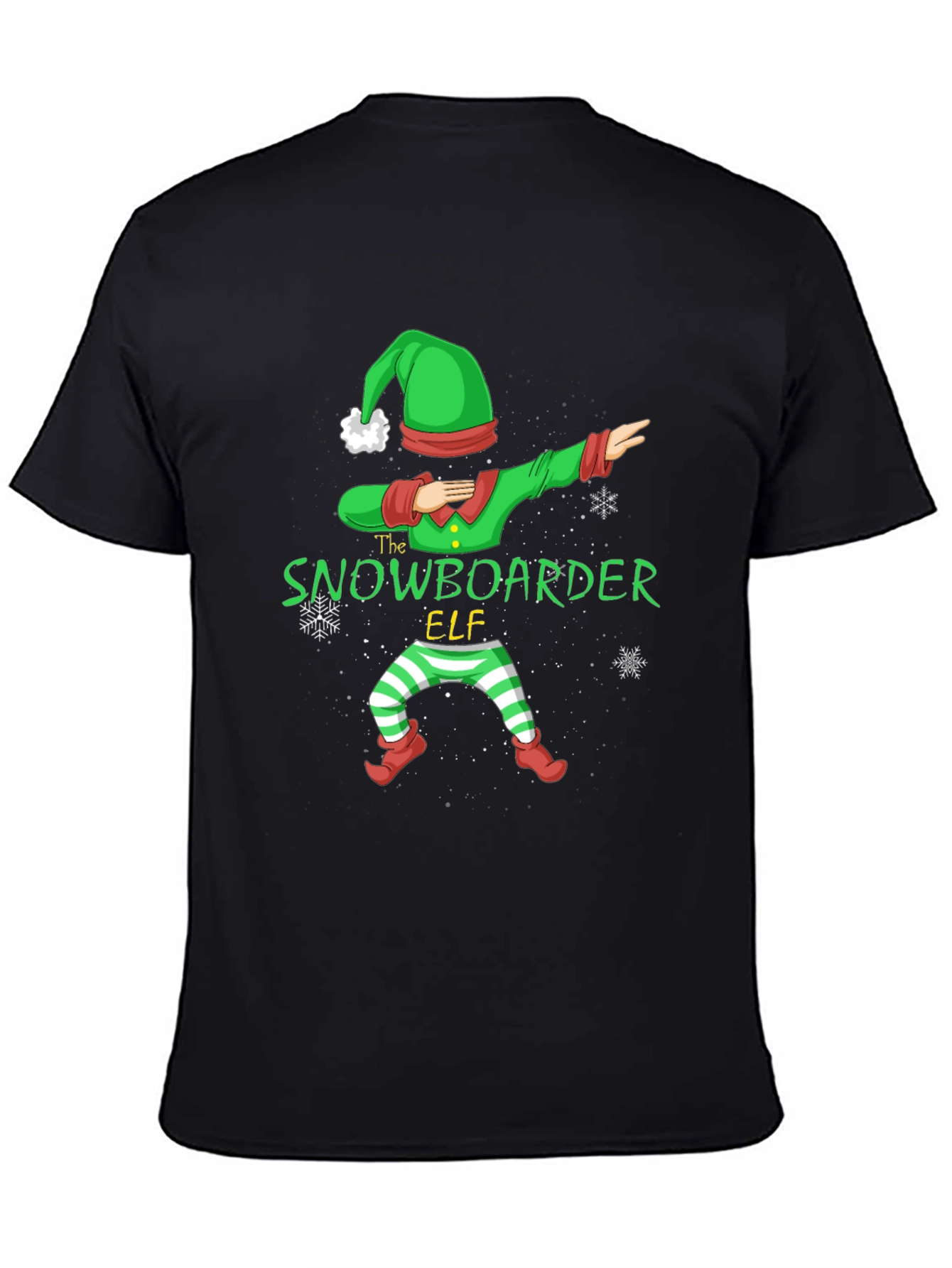 The Snowboarder Elf Graphic T-Shirt