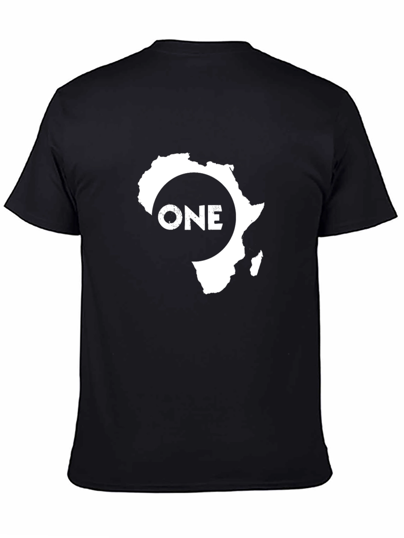 Africa ONE Graphic Tee - Stylish Black Cotton T-Shirt