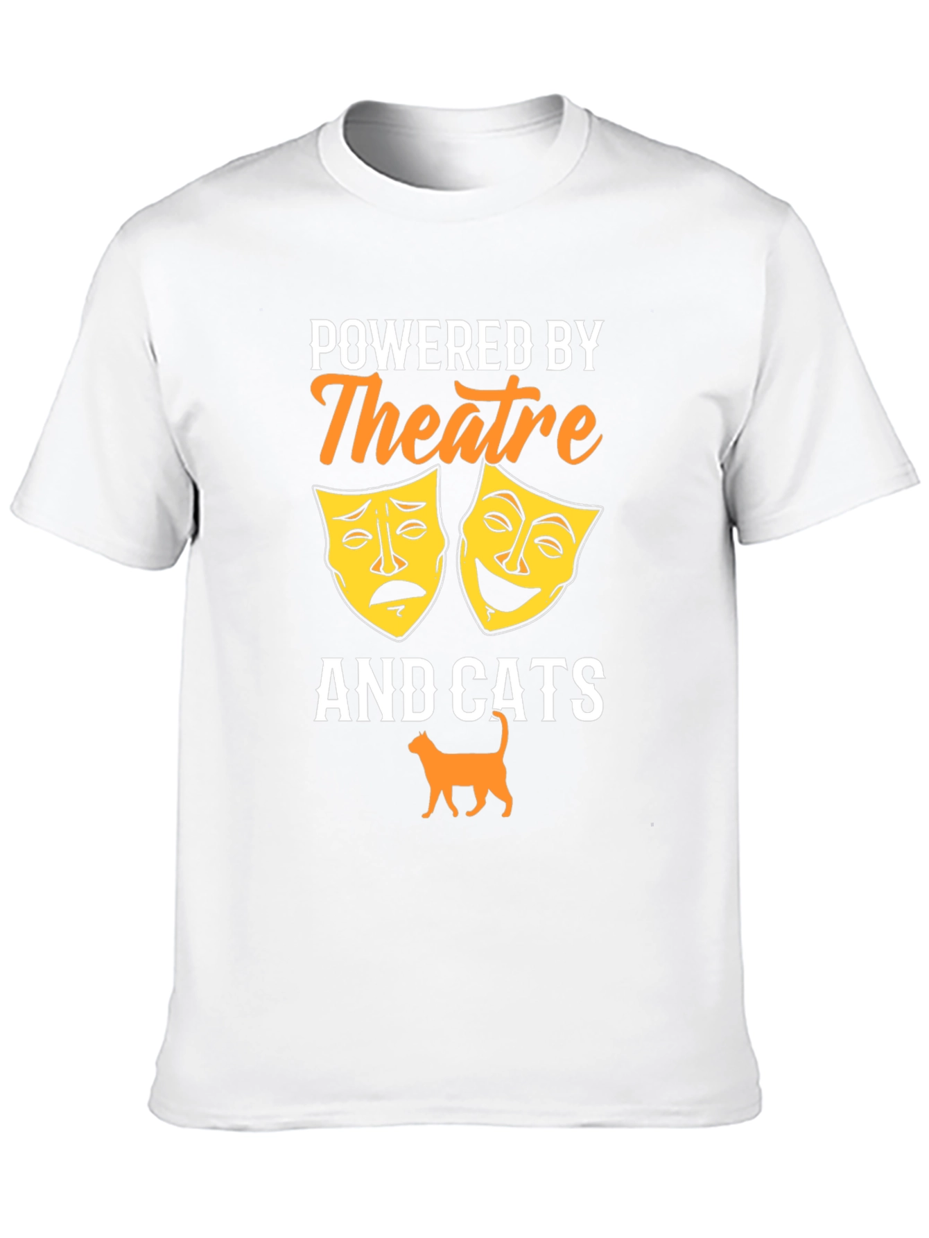 Theatre & Cats T-Shirt - Black Graphic Tee