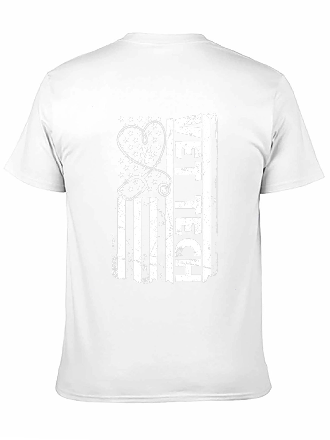Vet Tech American Flag Graphic Tee