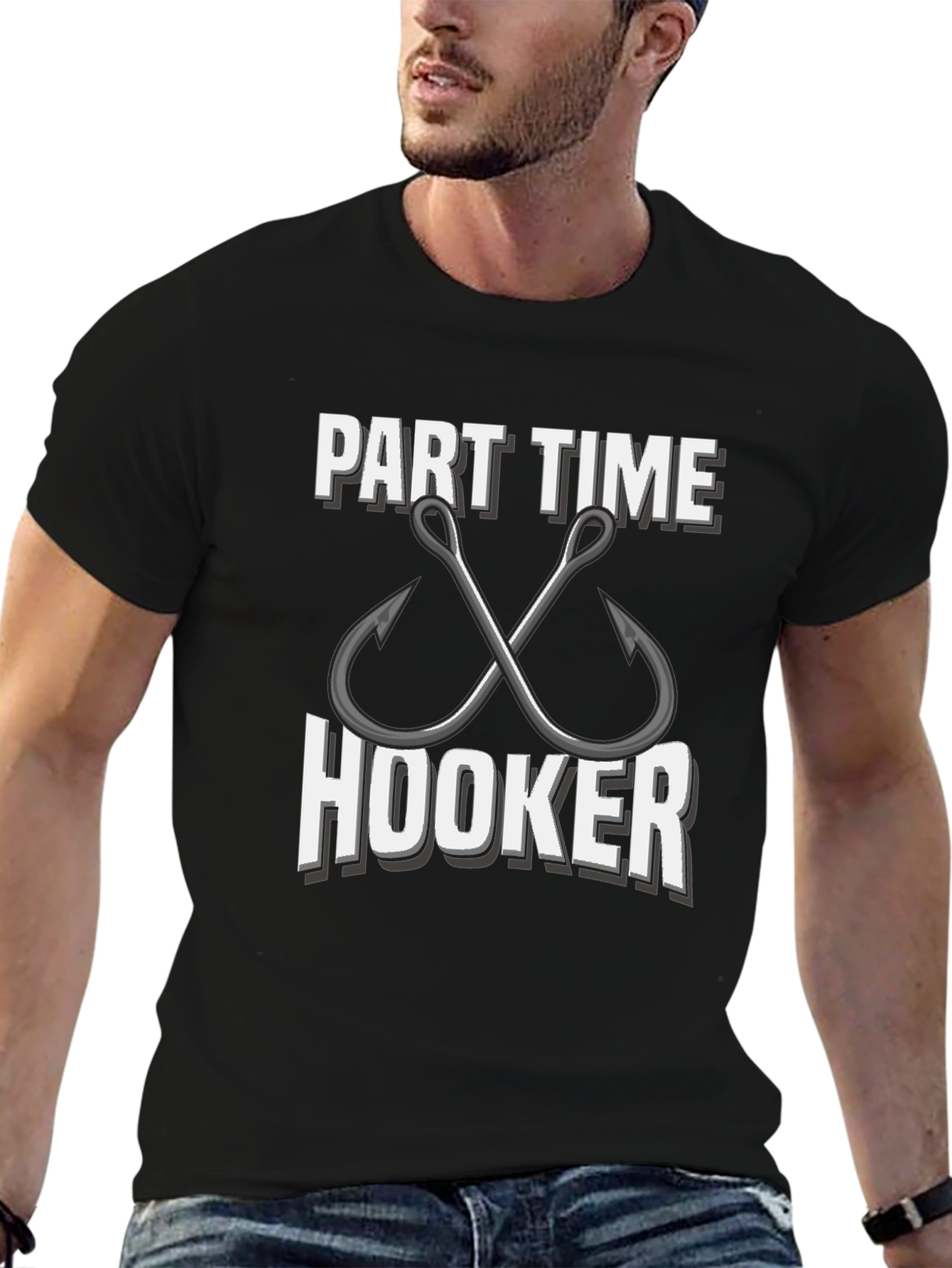 Part Time Hooker Fishing T-Shirt - Angler Gift