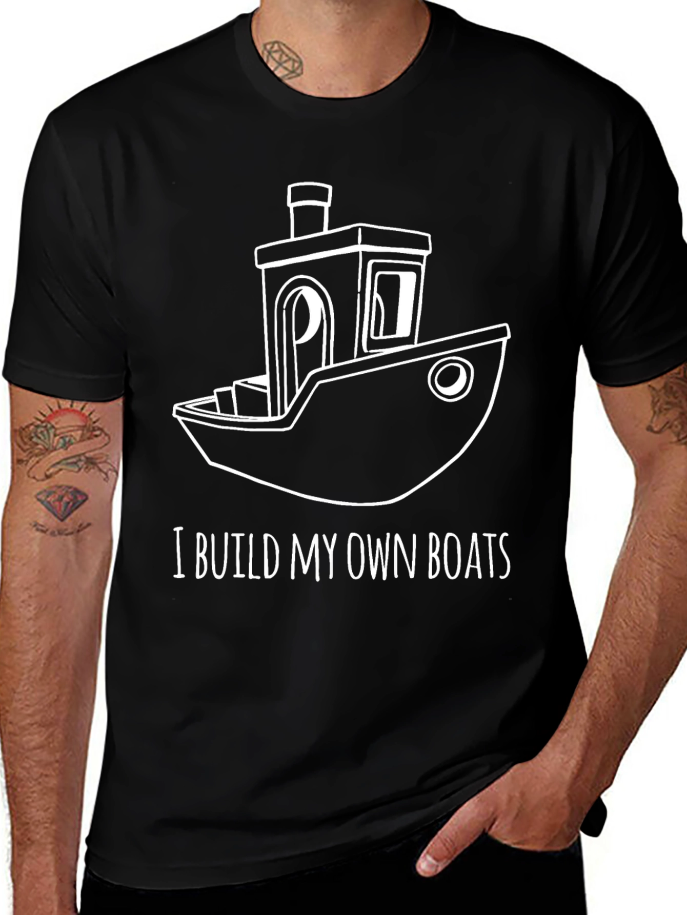 I Build My Own Boats Graphic T-Shirt