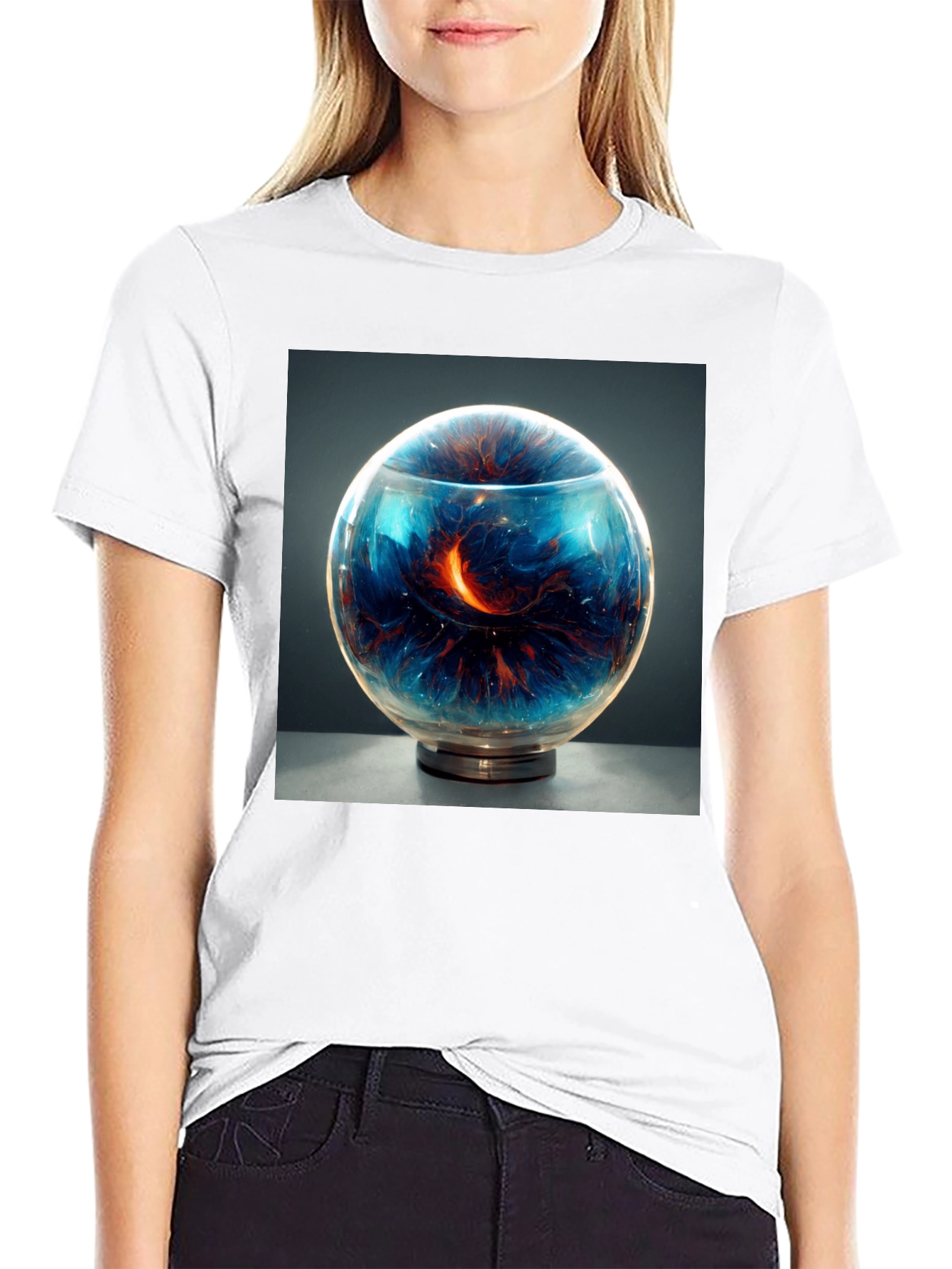 Cosmic Orb T-Shirt - Unique Graphic Tee
