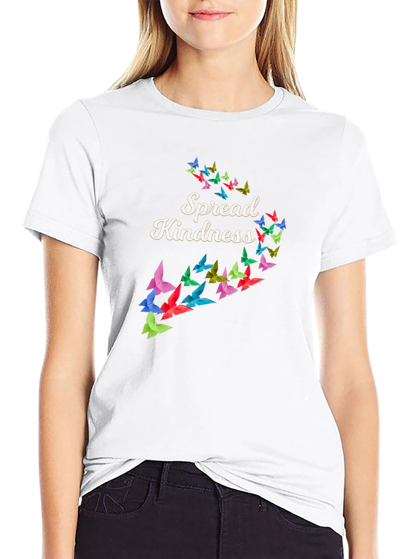 Spread Kindness Butterfly Graphic Tee - Unisex