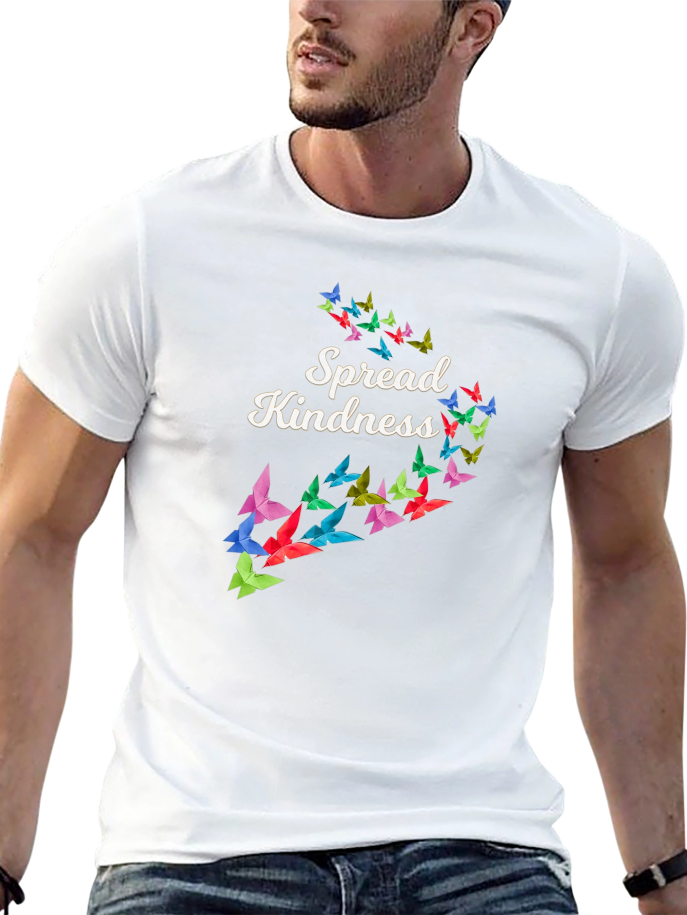 Spread Kindness Butterfly Graphic Tee - Unisex