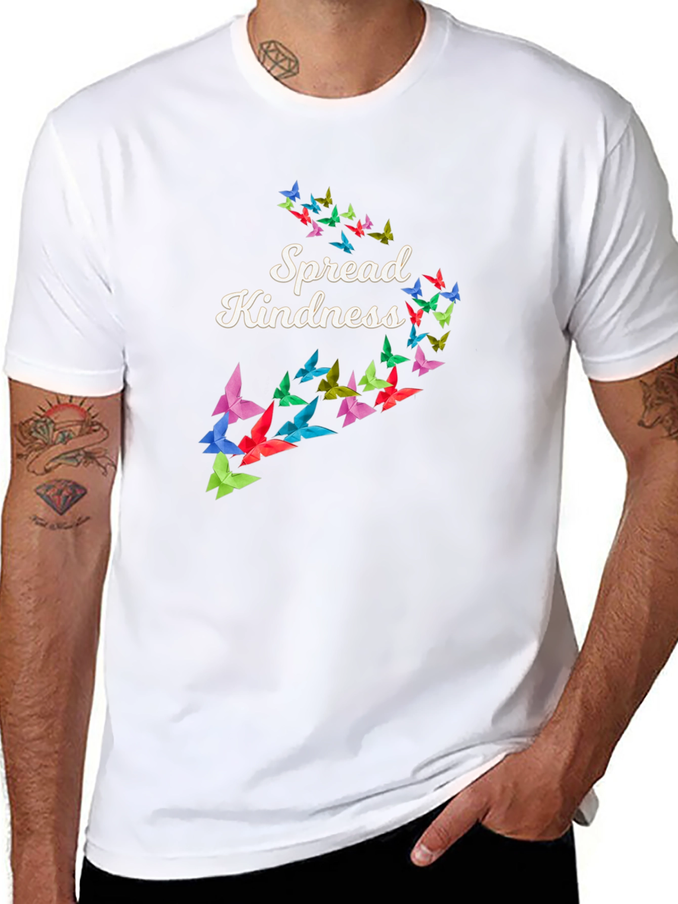 Spread Kindness Butterfly Graphic Tee - Unisex