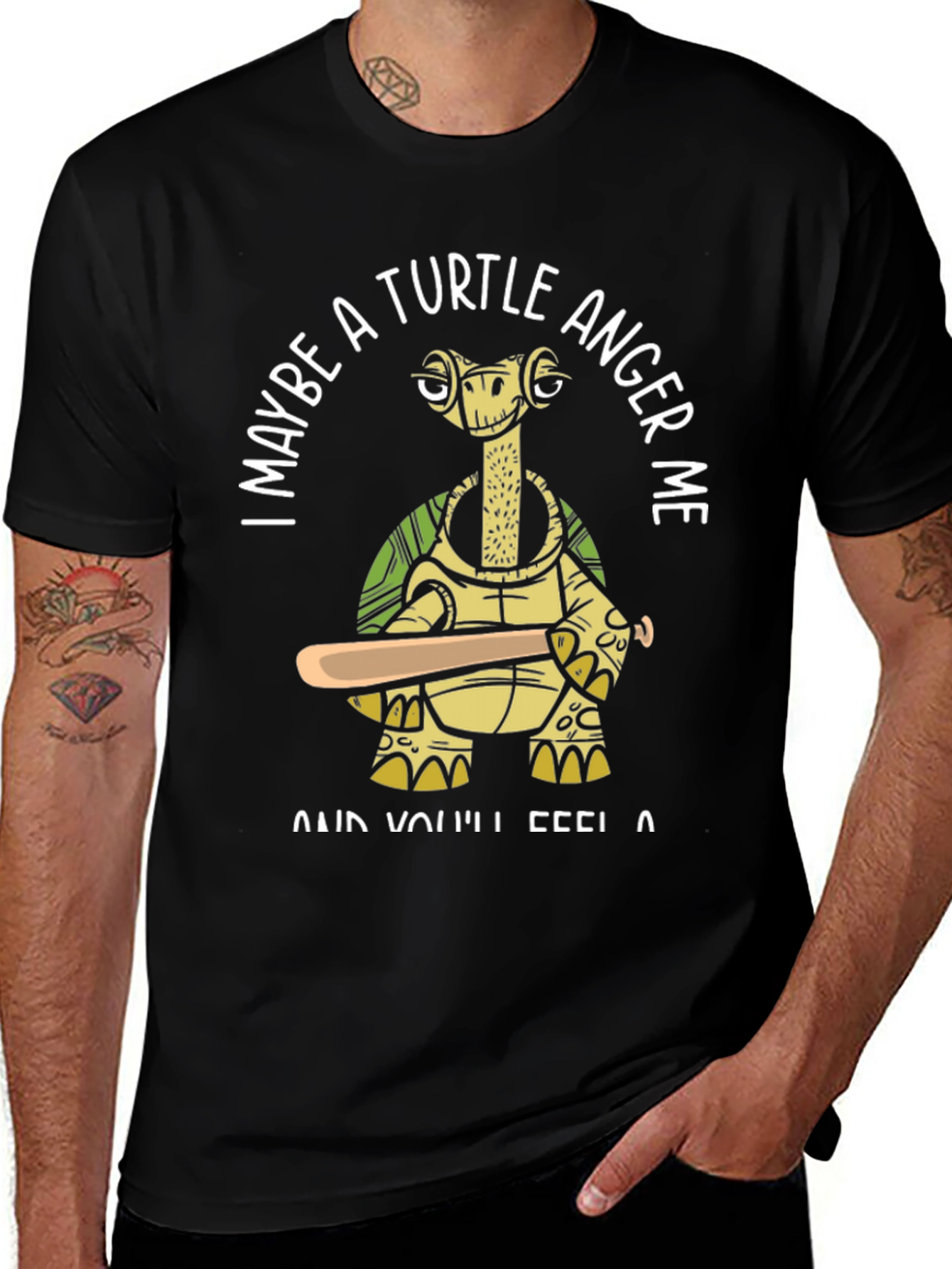 Turtle Anger Funny T-Shirt