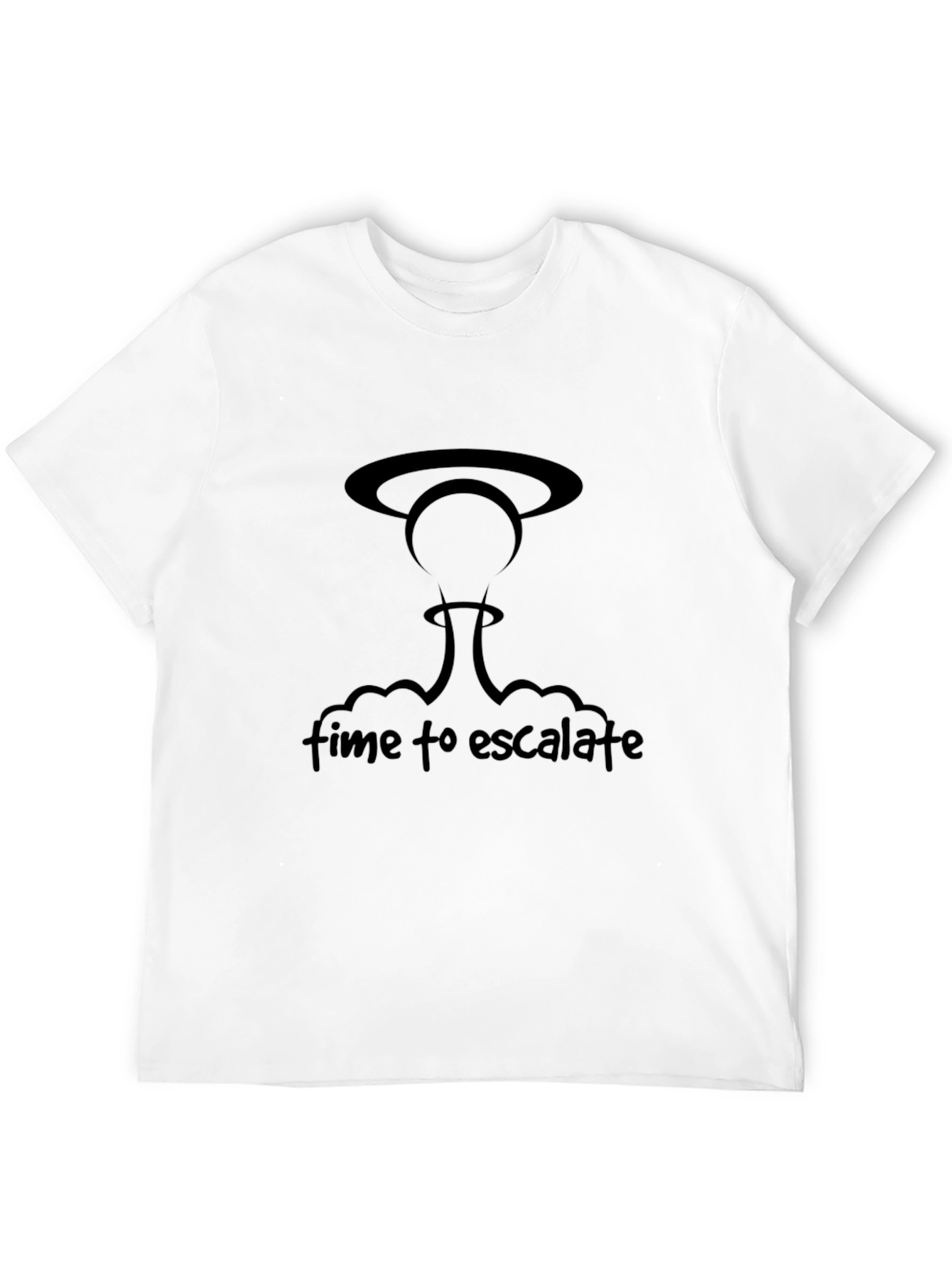 Time to Escalate Black T-Shirt
