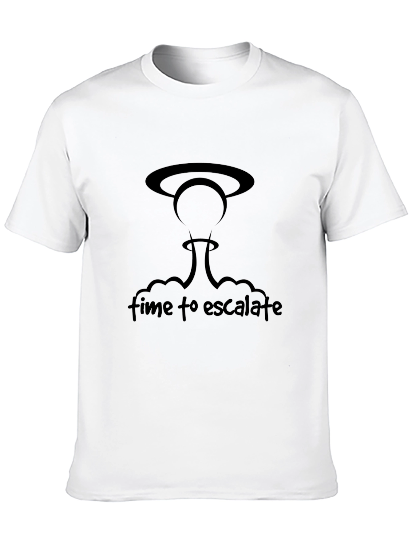 Time to Escalate Black T-Shirt