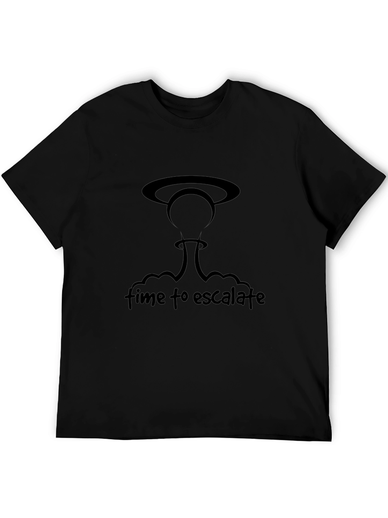 Time to Escalate Black T-Shirt