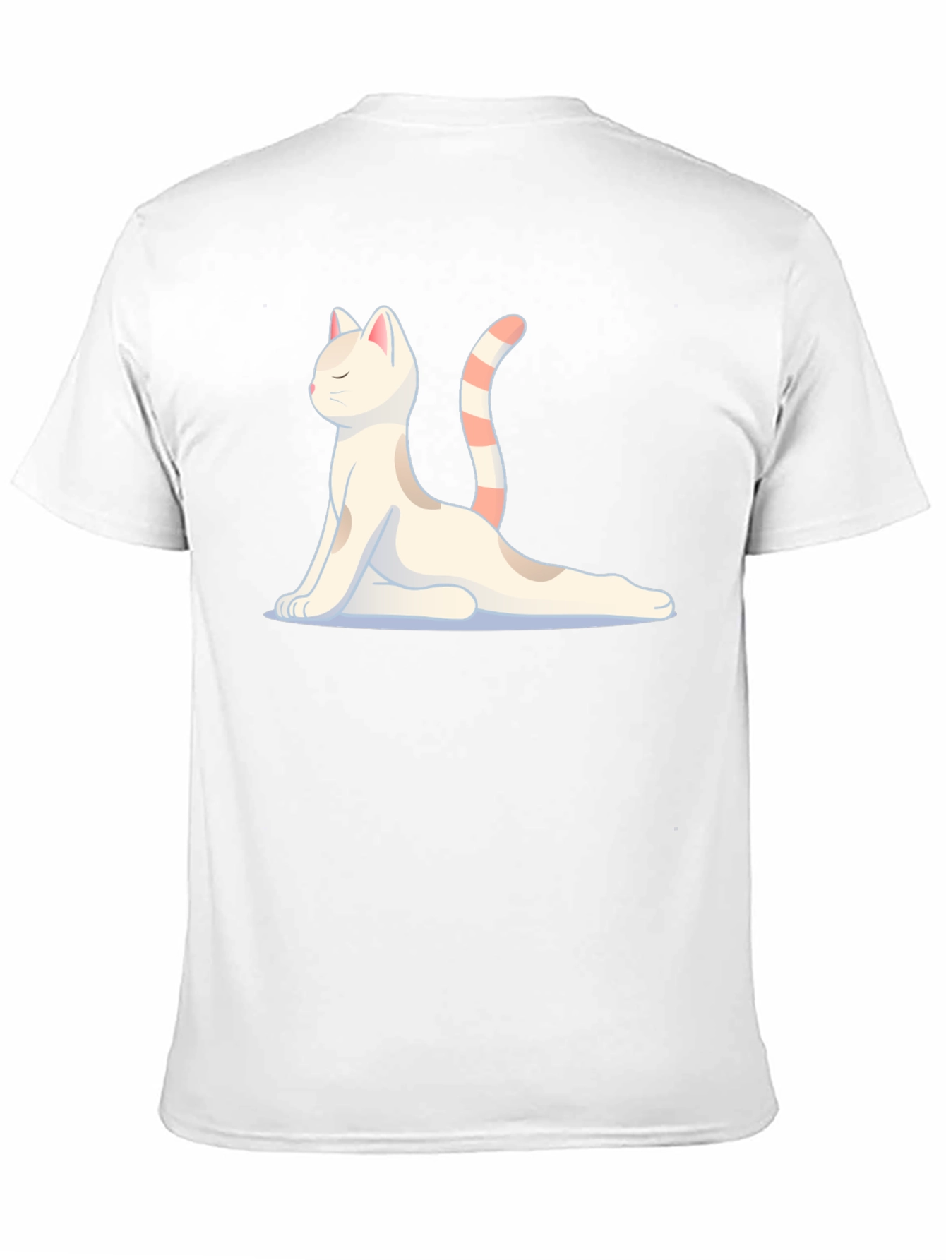 Yoga Cat Graphic T-Shirt - Meditating Feline Tee