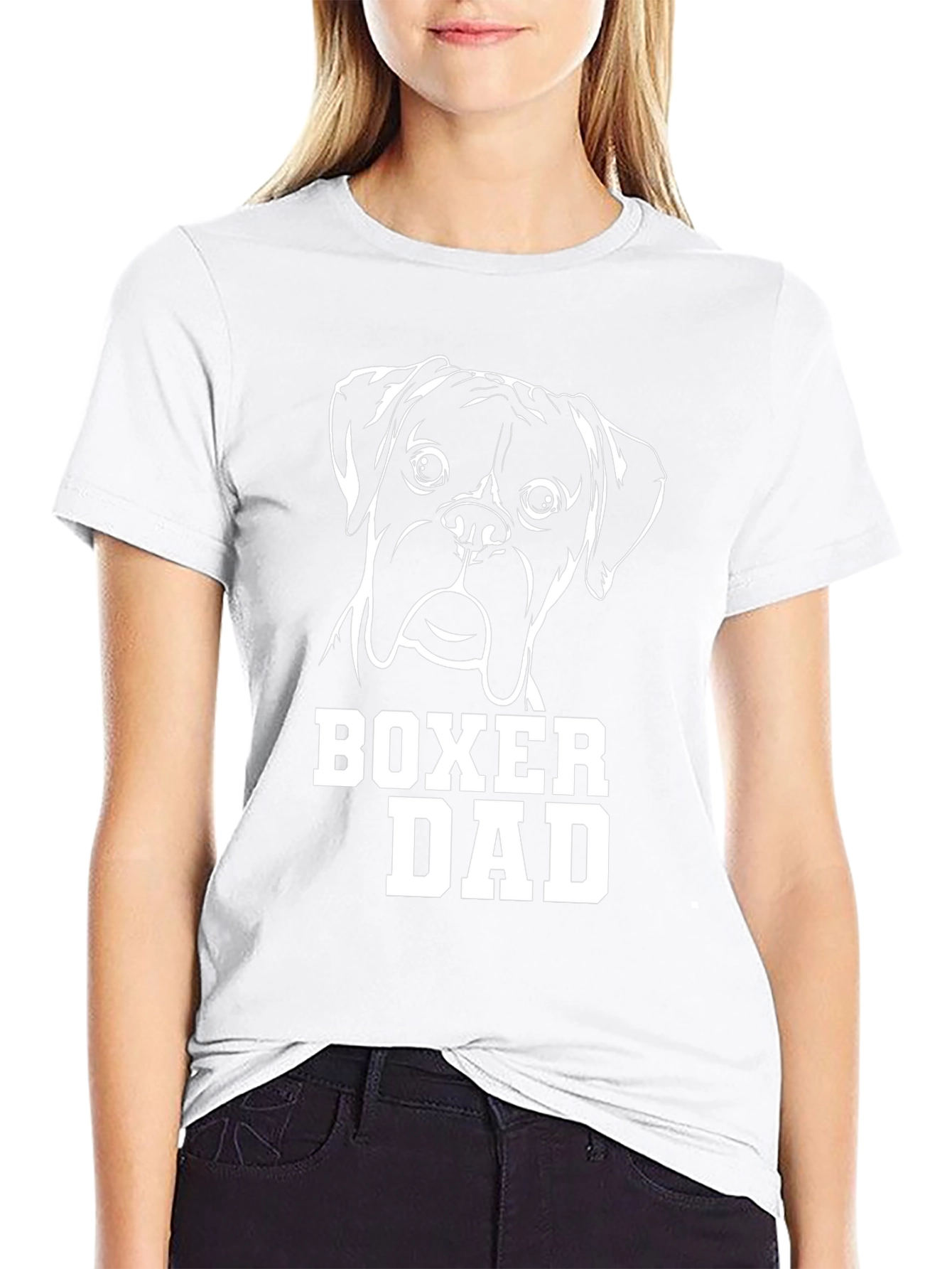 Boxer Dad Graphic Tee - Black
