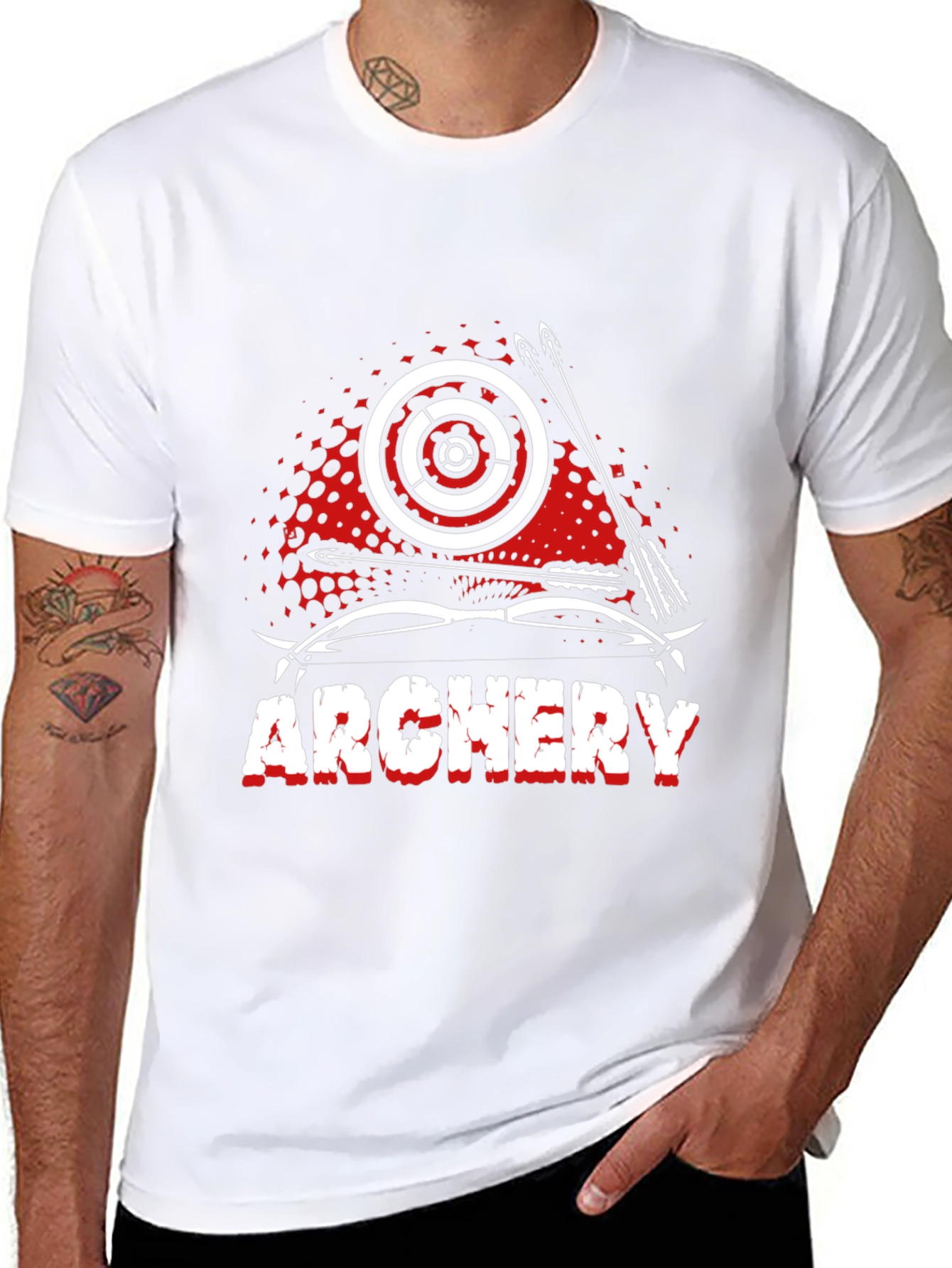 Archery T-Shirt - Target & Arrows Graphic Tee