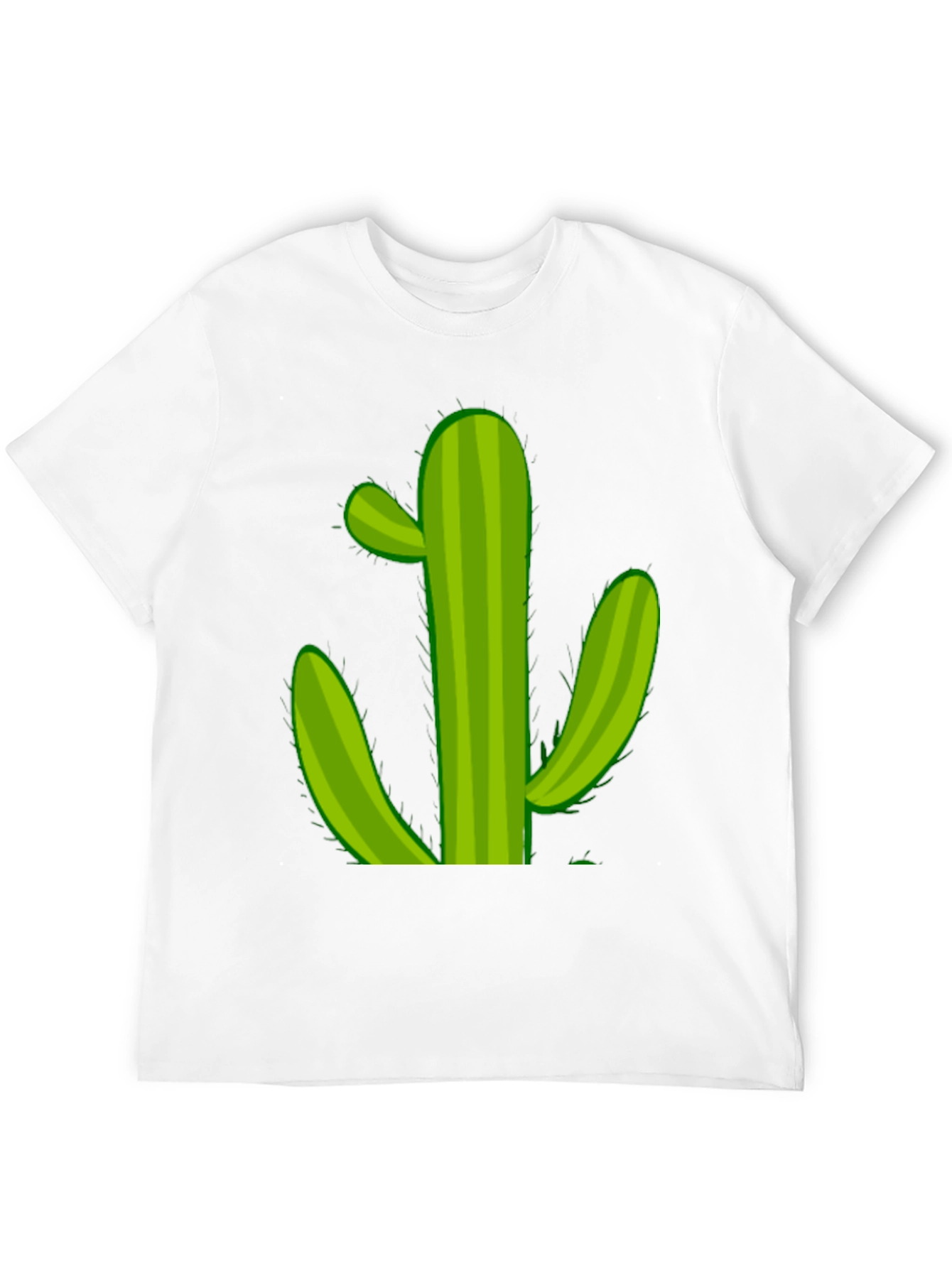 Cactus Graphic T-Shirt - Black Cotton Tee