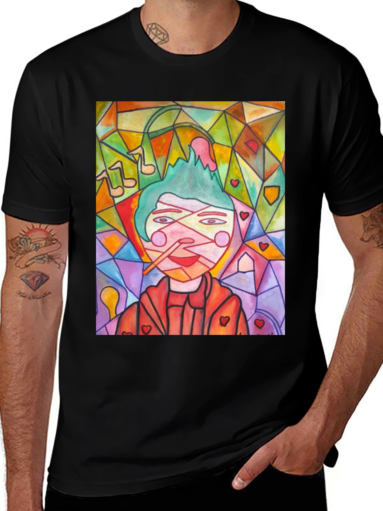 Abstract Art T-Shirt - Unique Design