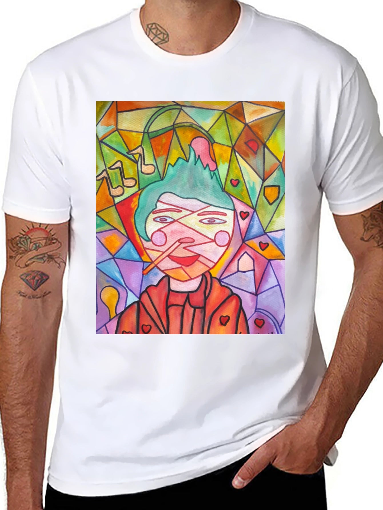 Abstract Art T-Shirt - Unique Design