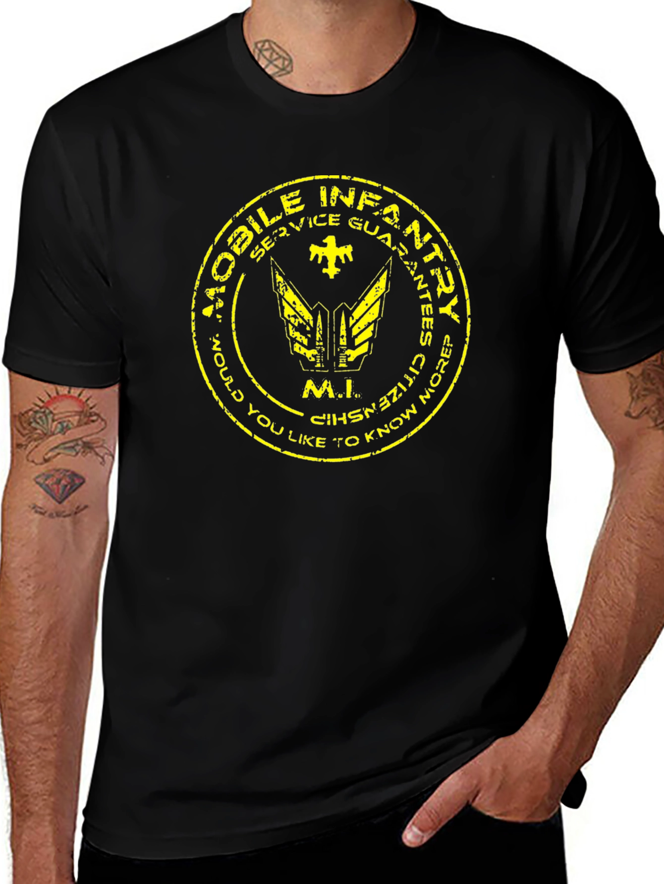 Mobile Infantry Service Guarantees Citizenship T-Shirt