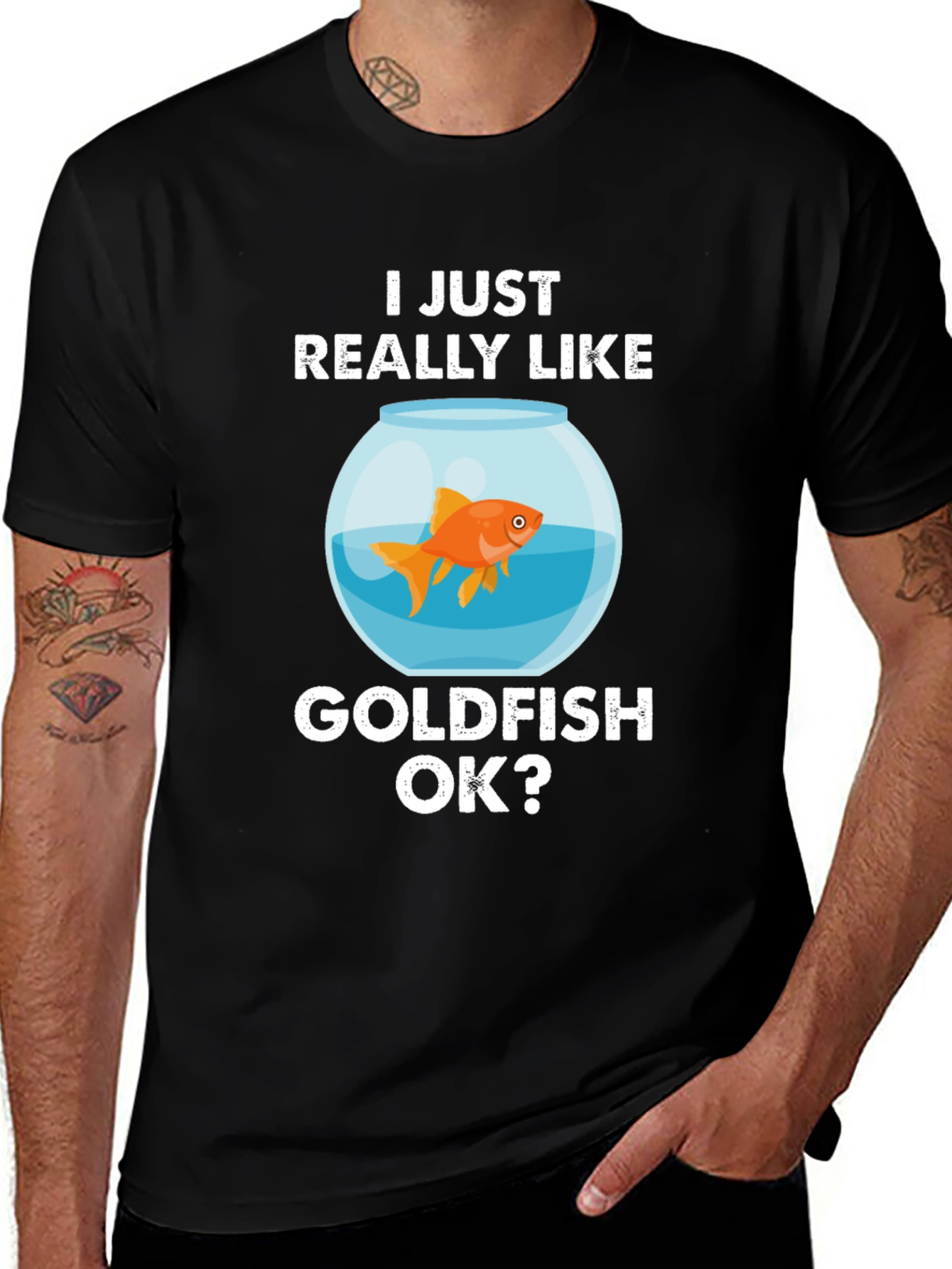I Just Really Like Goldfish OK? Graphic Tee